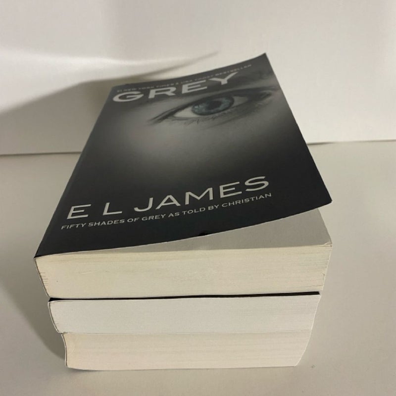 Fifty shades book lot EL James 3 books 