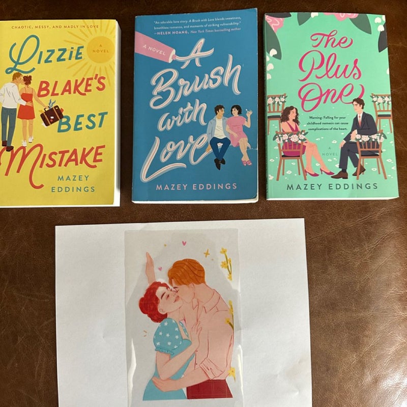 Mazey eddings lizzie blakes best mistake a brush with love the plus one with art