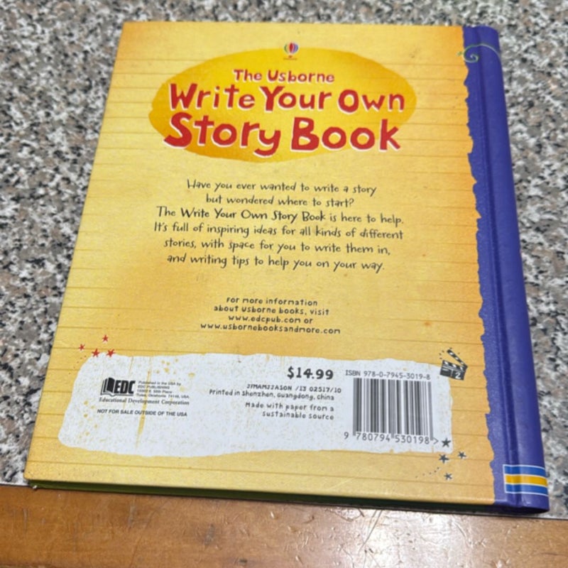 The Usborne write your own storybook