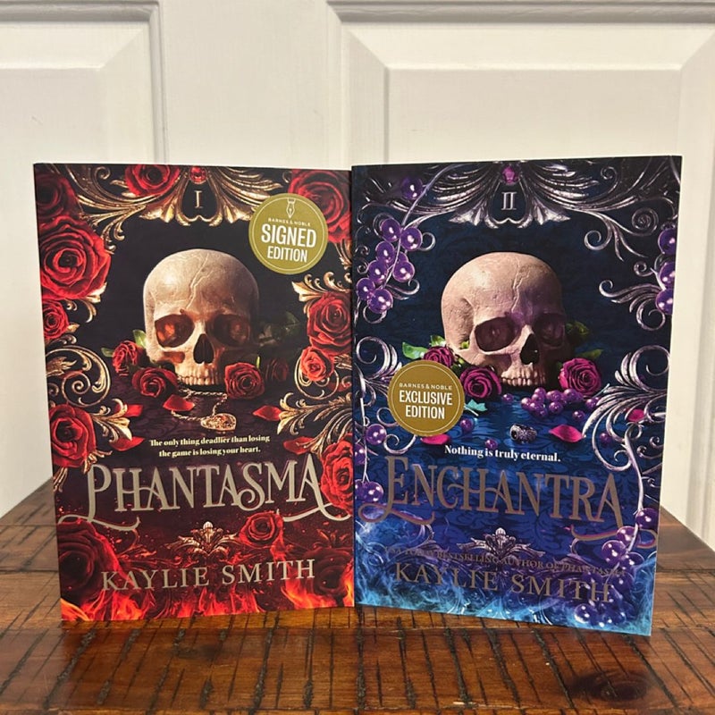 Hand Signed Phantasma and Barnes & Noble Edition Enchantra