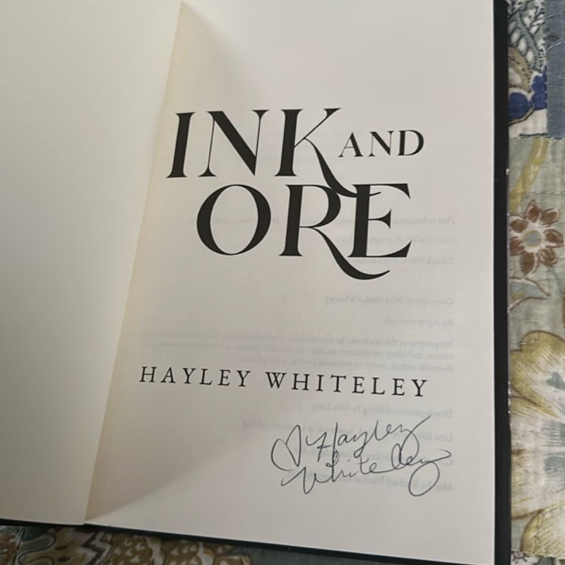 Ink and Ore (Signed)