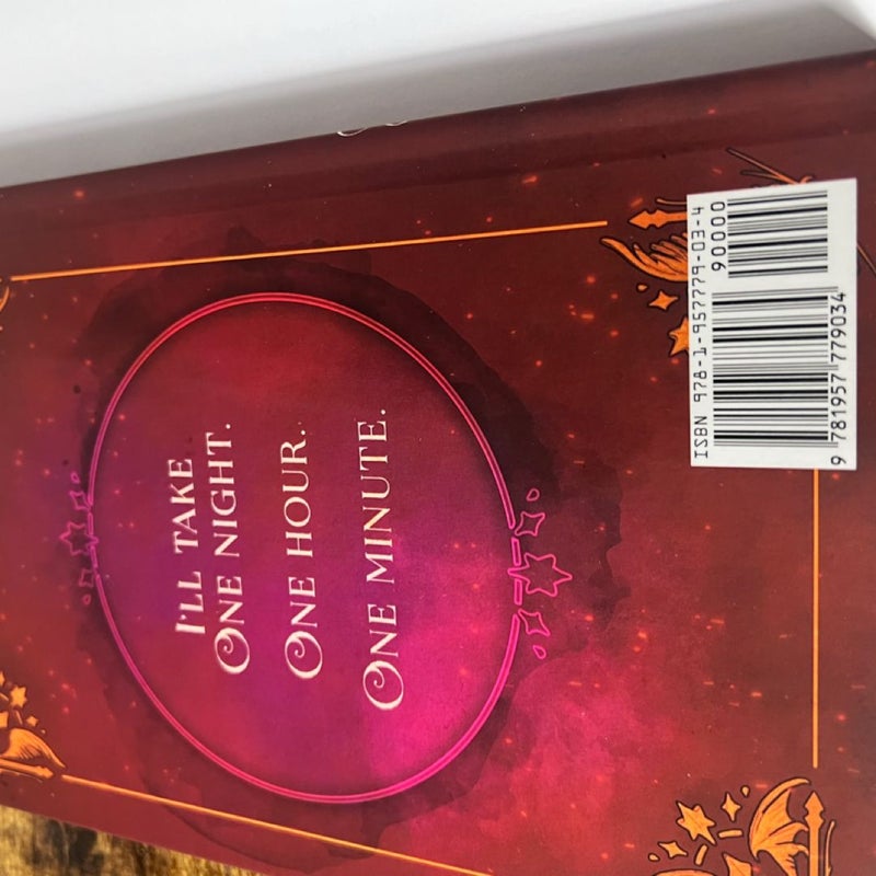 Six Scorched Roses Original Indie OOP Hardcover