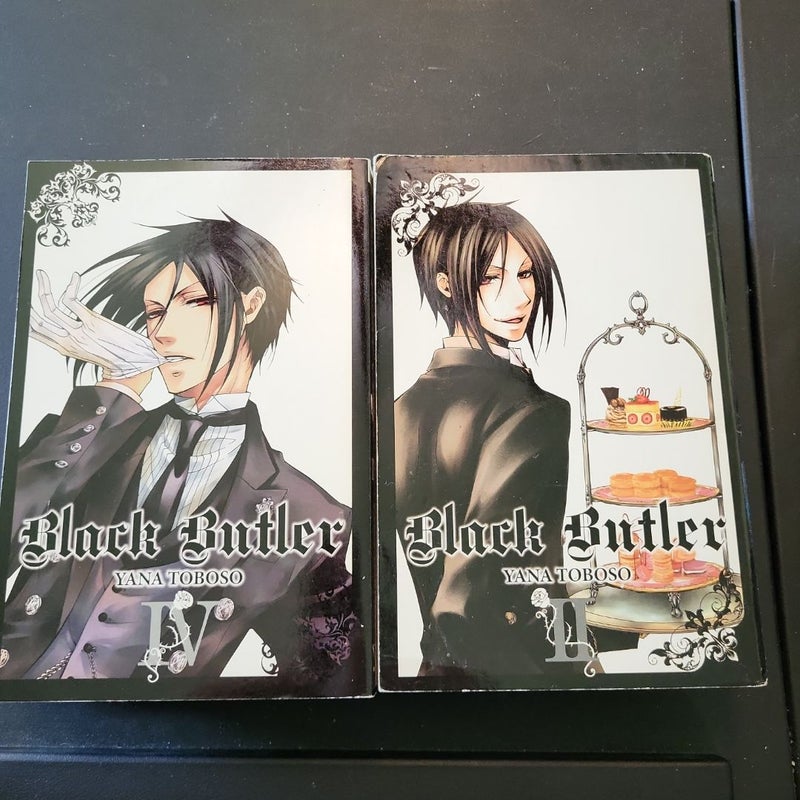 Black Butler, Volumes 1 2 4 6 7 8 9 