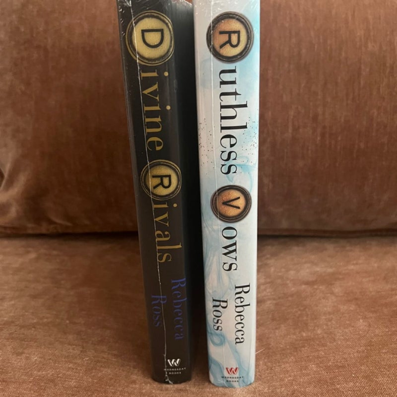 Letters of Enchantment - Custom Sprayed Edges Editions - Divine Rivals & Ruthless Vows 