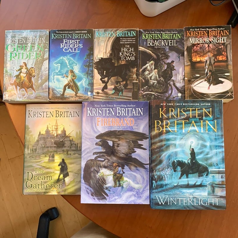 Green Rider Series Books 1-7 + Novella: Green Rider, First Rider’s Call, The High King’s Tomb, Blackveil, Mirror Sight, Firebrand, Winterlight, The Dream Gatherer 
