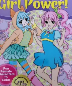 Mango Girl Power Adult Coloring Book