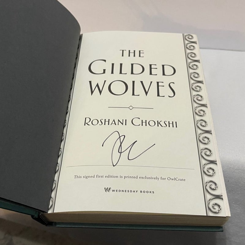 The Gilded Wolves Signed OwlCrate Edition - NO DUST JACKET