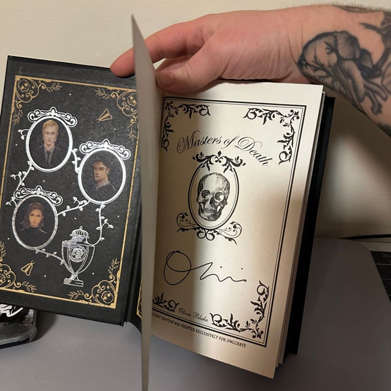 Masters of Death Owlcrate Special Edition SIGNED