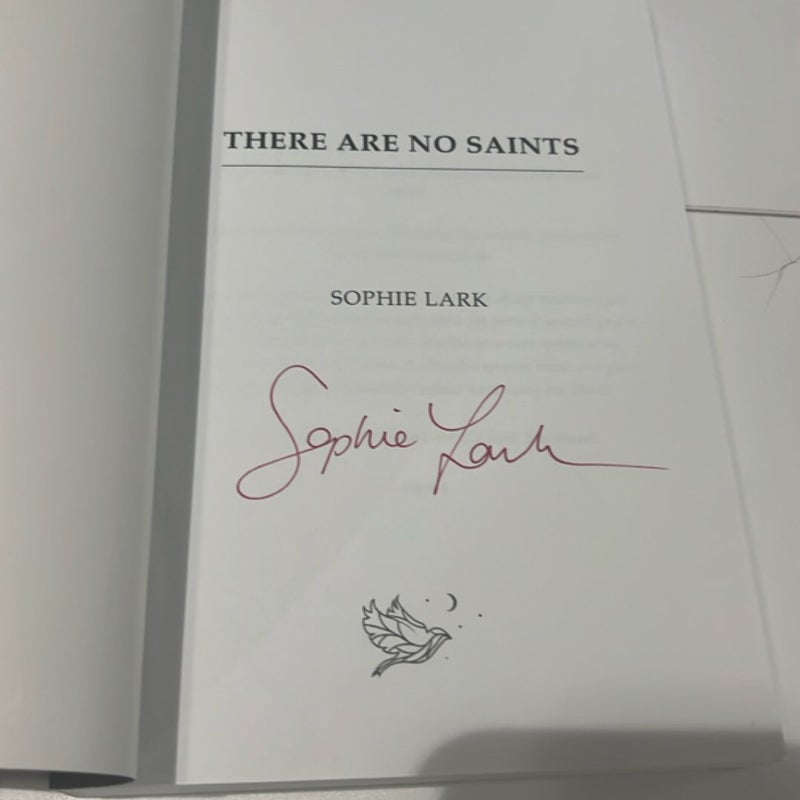 SIGNED OUT OF PRINT There Is No Devil There Are Not Saints Duology
