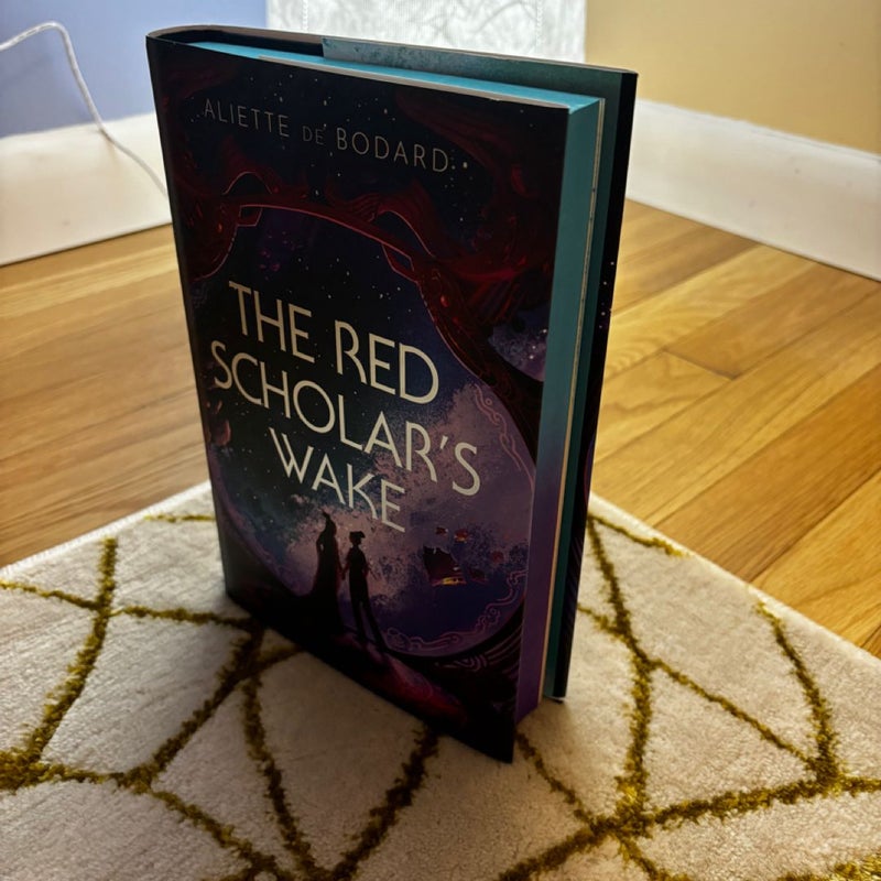 The Red Scholar’s Wake Illumicrate Exclusive Sprayed Edges