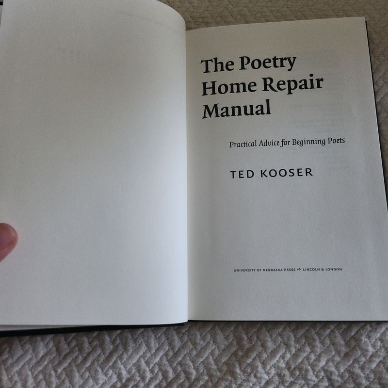 The Poetry Home Repair Manual