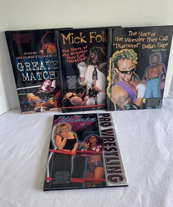 Hardcover Wrestling WWF / WCW Books Set