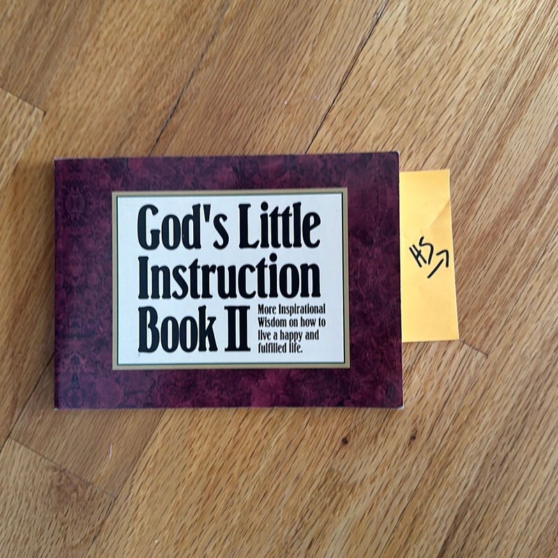 God's Little Instruction