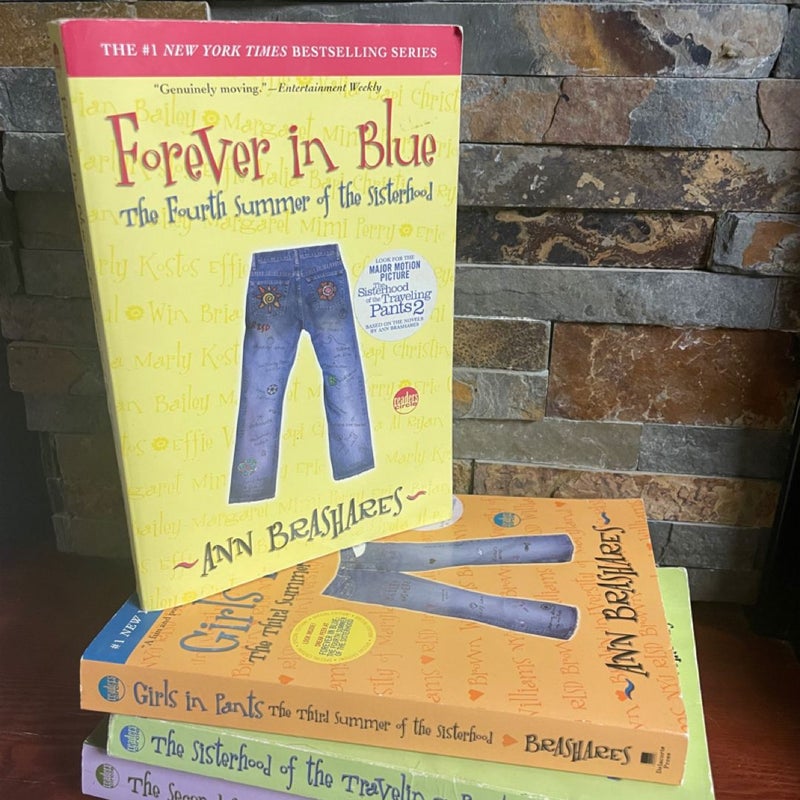 Sisterhood of the Traveling Pants book bundle 