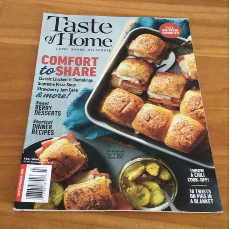 Taste of Home magazine February March 2022