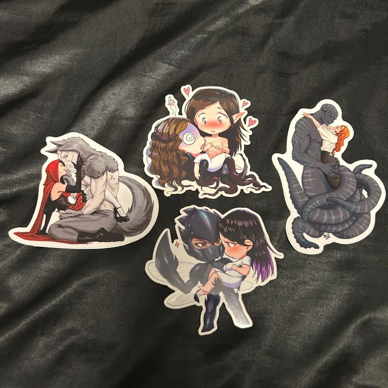 monster romance sticker bundle