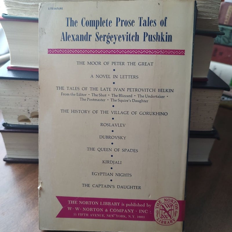 The complete one prose tales of alexander sergeyevitch