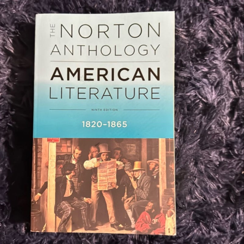 The Norton Anthology of American Literature: Pre-1865