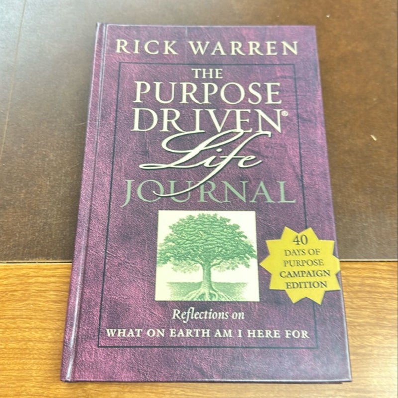 The purpose of a life journal