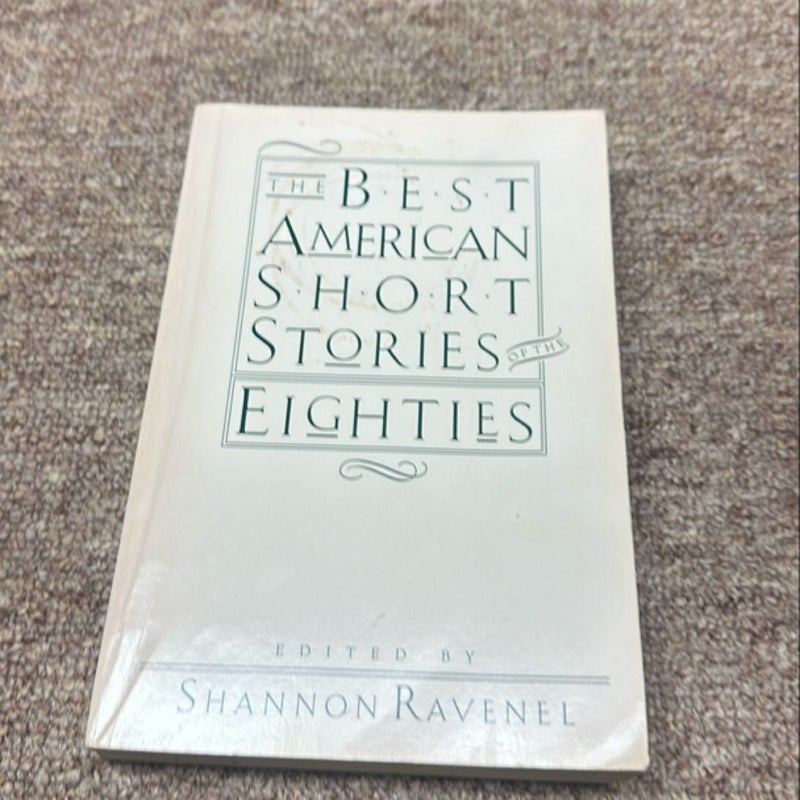 The Best American Short Stories, 1980-89