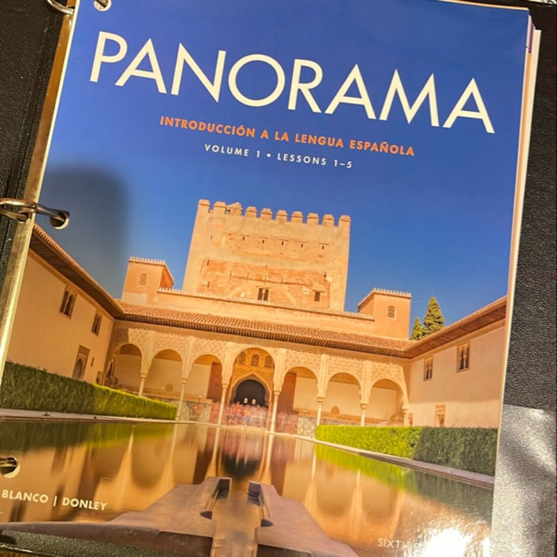Panorama intro the Spanish textbook