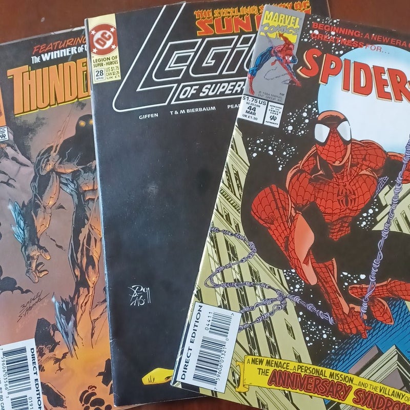 Thunderbolts , Legion of super-heros , Spiderman (new era)