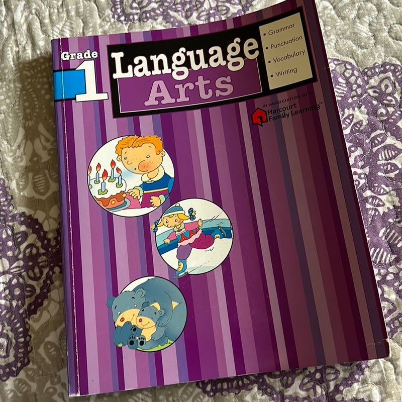 Language Arts: Grade 1 (Flash Kids Harcourt Family Learning)