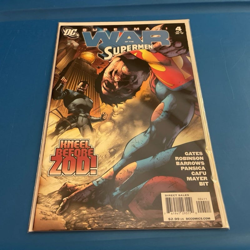 Superman : War Of The Superman (2010DC) 1-4