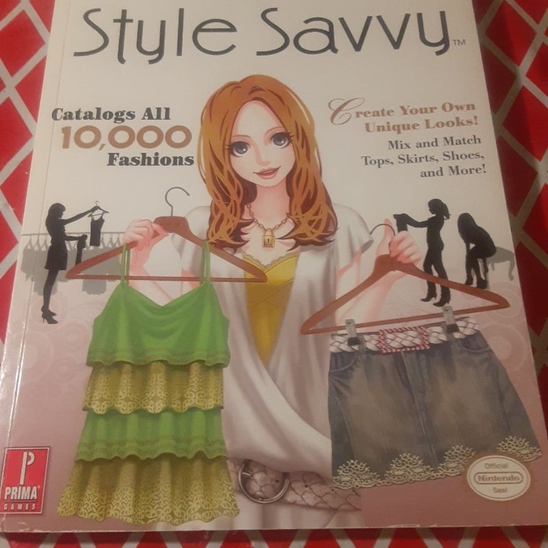 Style Savvy Prima strategy guide book for the Nintendo DS