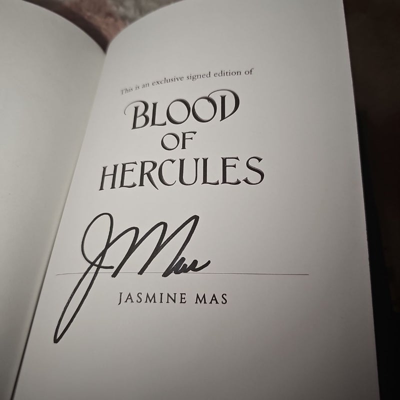 SIGNED Blood of Hercules 