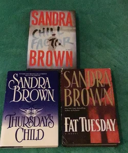 Sandra Brown Hardback Trio 