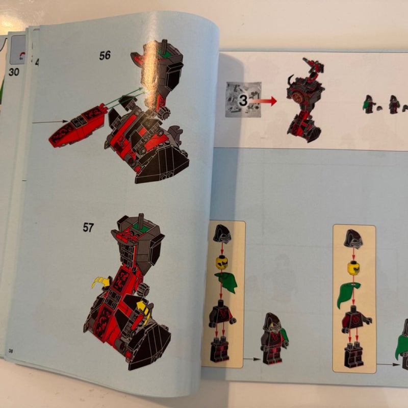 Instruction Manual Only for LEGO Ninjago Dawn Of Iron Doom Set 70626 Manual Only