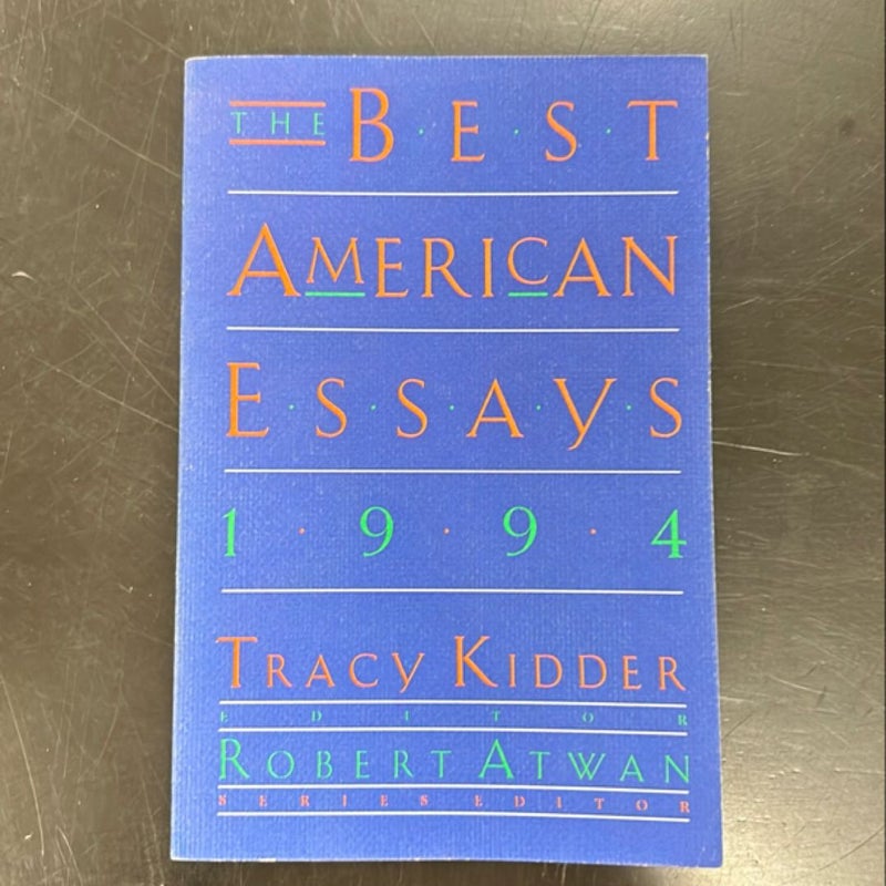 The Best American Essays, 1994