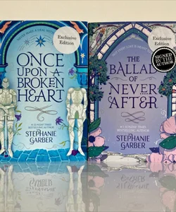 Waterstones Once Upon A Broken Heart & SIGNED The Ballad Of Never After OOP RARE