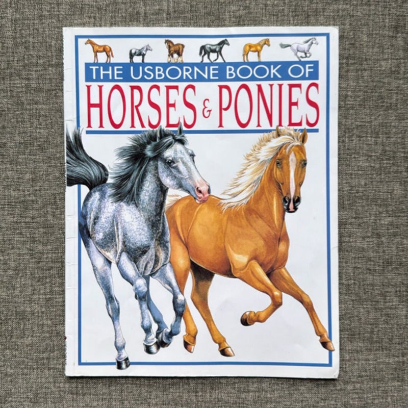 The Usborne Book of Horses & Ponies