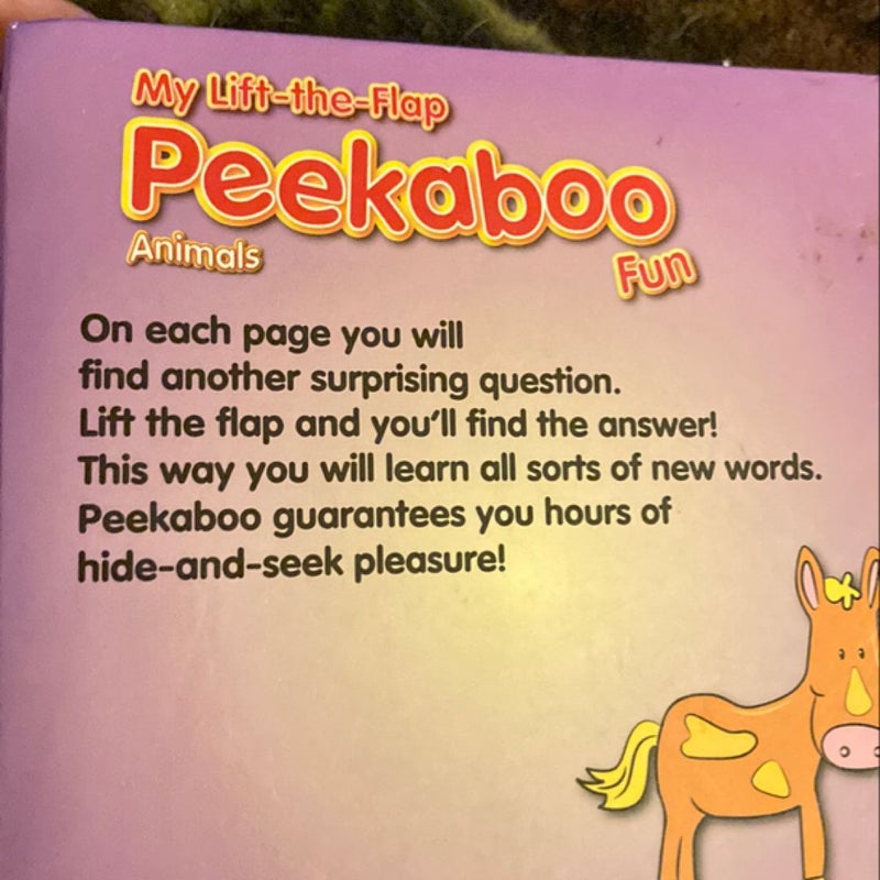 Peekaboo animal book