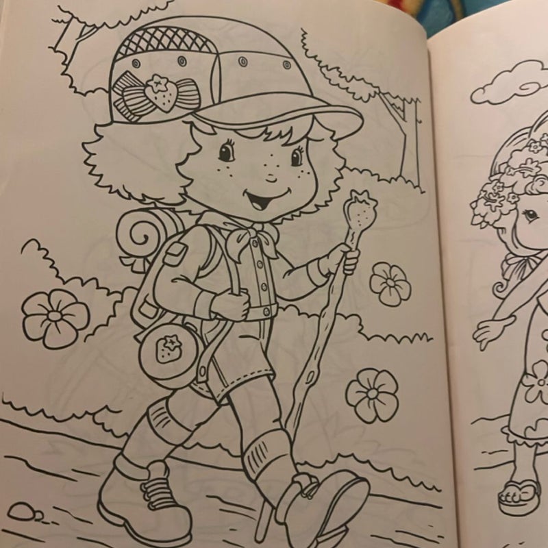 Strawberry shortcake coloring book