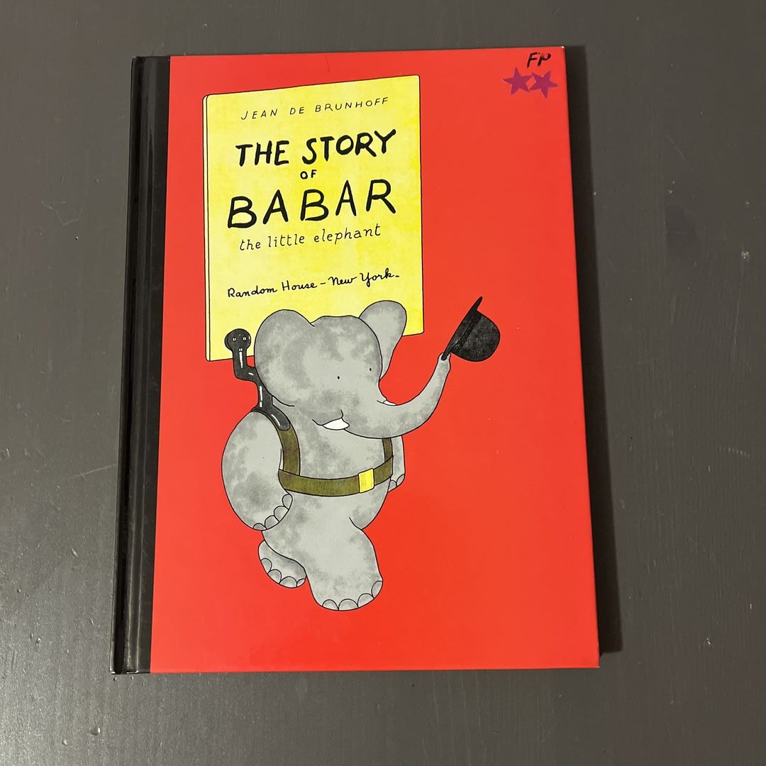 by　Hardcover　Jean.　The　Brunhoff,　Pangobooks　Story　Babar　of　De