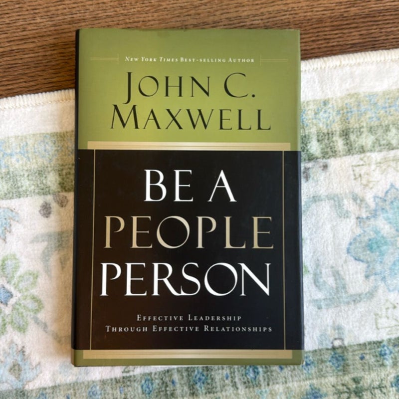 Be a People Person