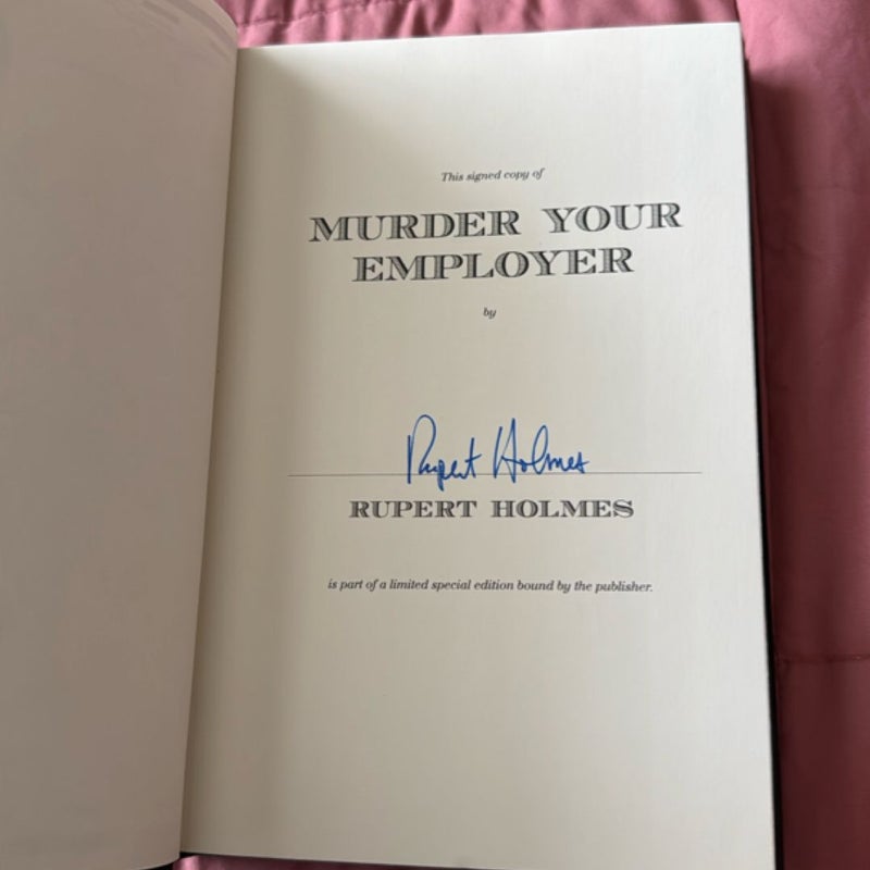 Murder Your Employer - Signed Edition