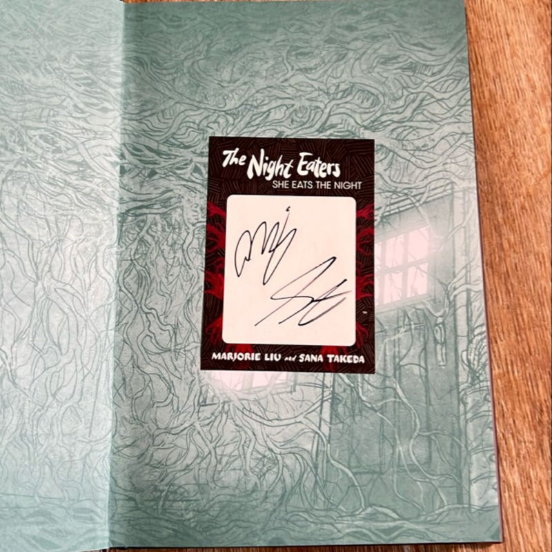 The Night Eaters - signed bookplate