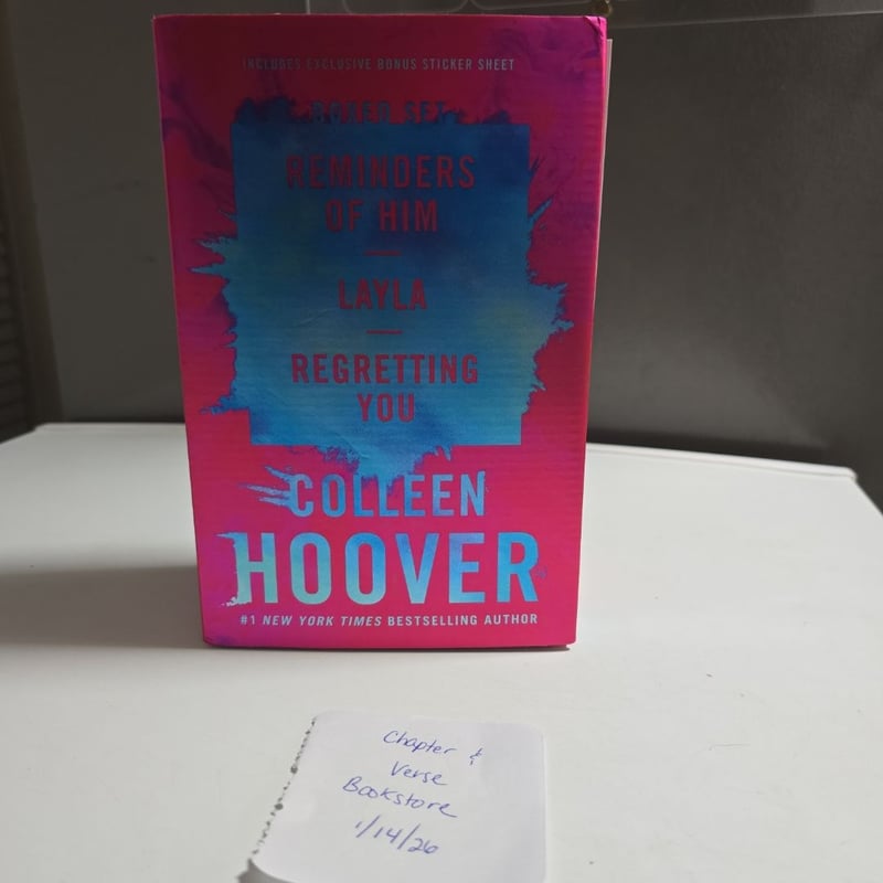 Colleen Hoover 3-Book Boxed Set: Reminders of Him, Layla, Regretting You