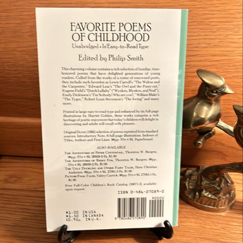 Favorite Poems of Childhood