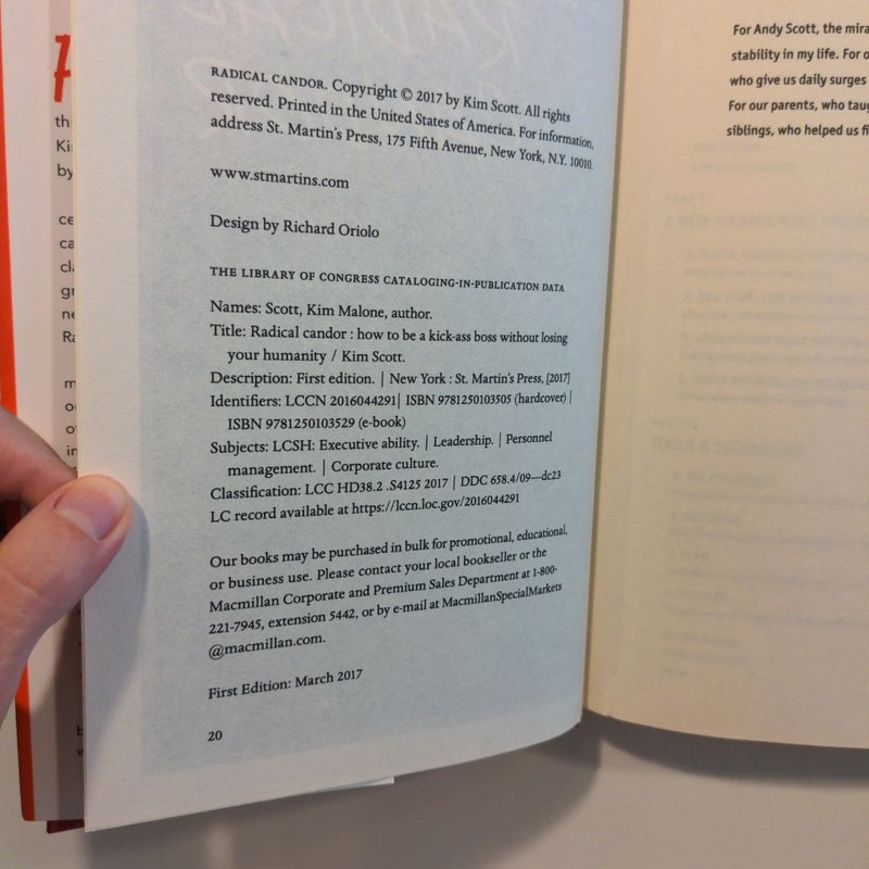 Radical Candor: Be a Kick-Ass Boss Without Losing Your Humanity