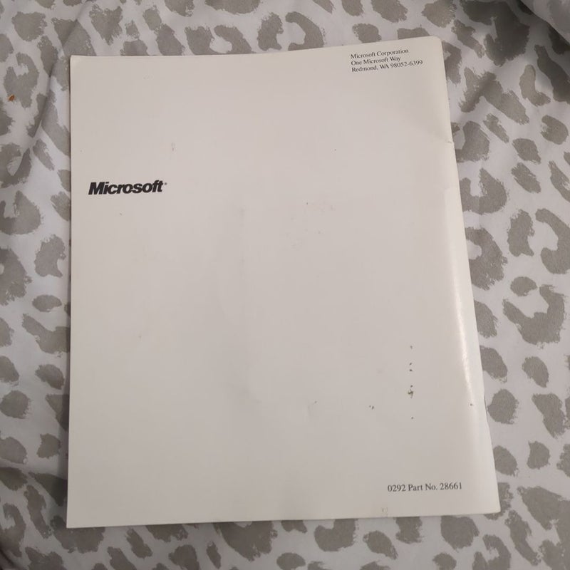 Microsoft Mouse User Guide 