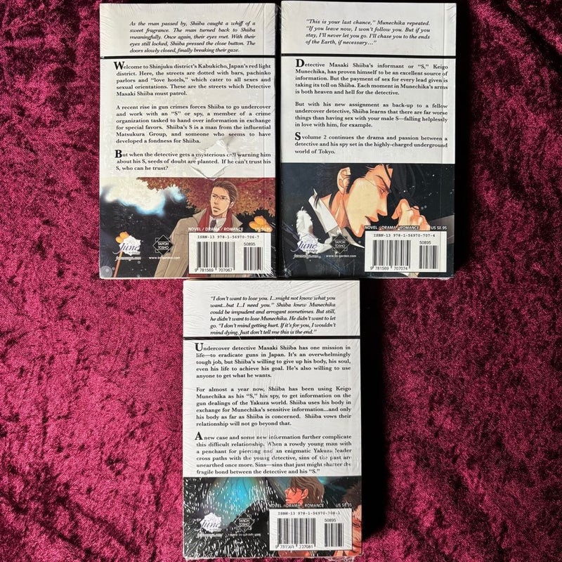 S Volume 1-3 (Yaoi Novel)