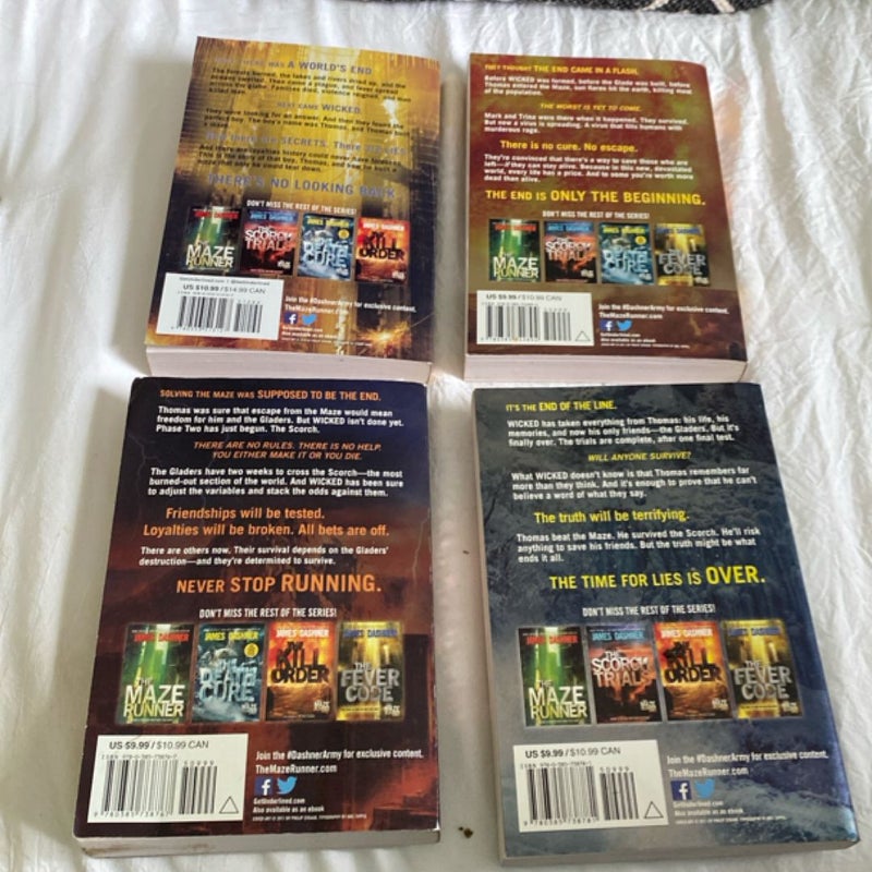 The Maze Runner Series Complete Collection Boxed Set (5-Book)