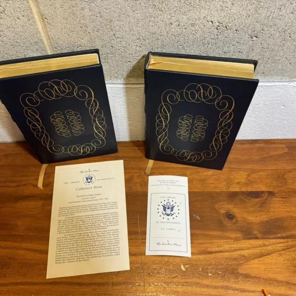 THE WORKS OF JOHN ADAMS Easton Press Library Of Presidents