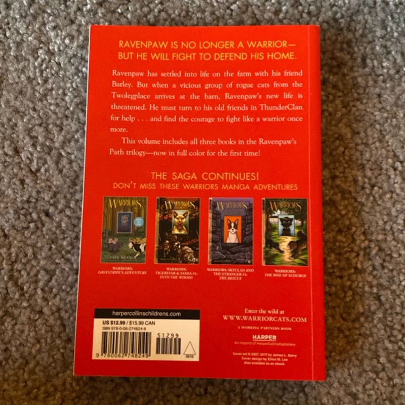 Warriors Manga: Ravenpaw's Path: 3 Full-Color Warriors Manga Books In 1