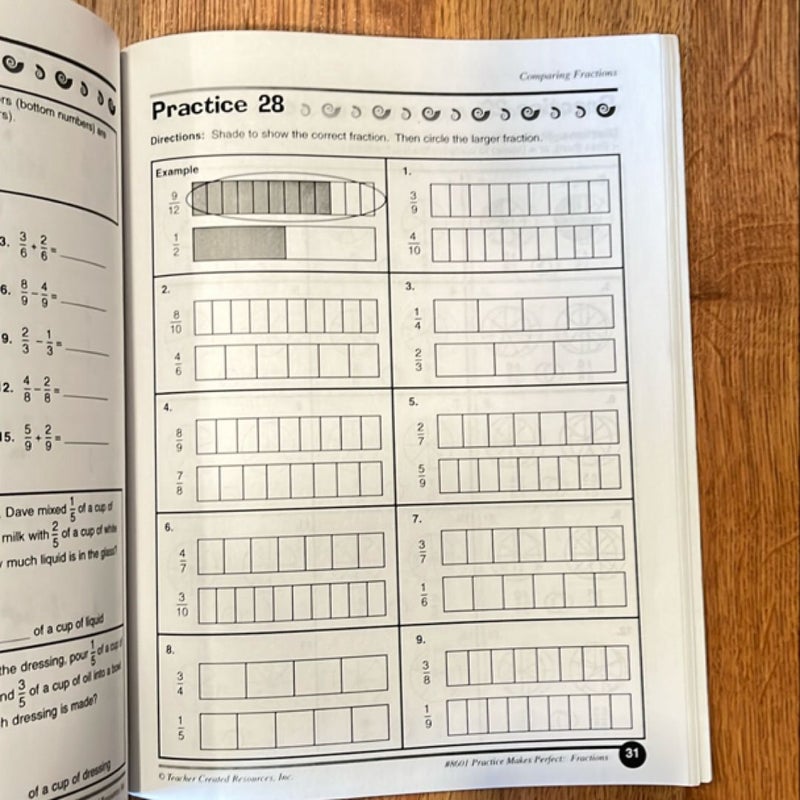 Fractions, Grades 3